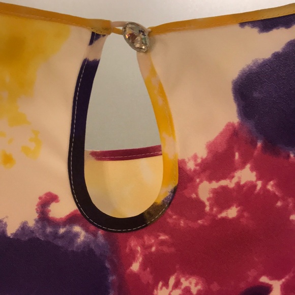 Alice and Olivia silk tye dye cocktail dress - Picture 3 of 4